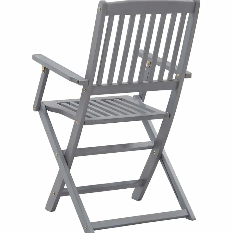 MAISON EXCLUSIVE - Chaises pliables d'extérieur lot de 6 bois d'acacia solide