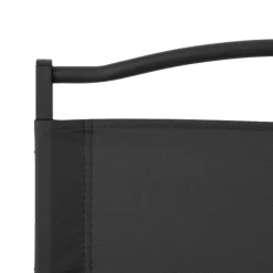 MAISON EXCLUSIVE - Chaises de camping lot de 2 noir 54x55x78 cm tissu oxford