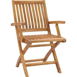 MAISON EXCLUSIVE - Chaises pliables de jardin avec coussins lot de 6 bois de teck