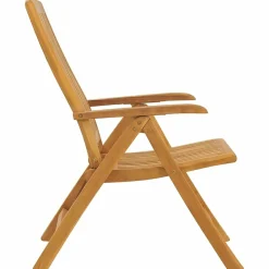 MAISON EXCLUSIVE - Chaises de jardin inclinables lot de 2 et coussins teck massif