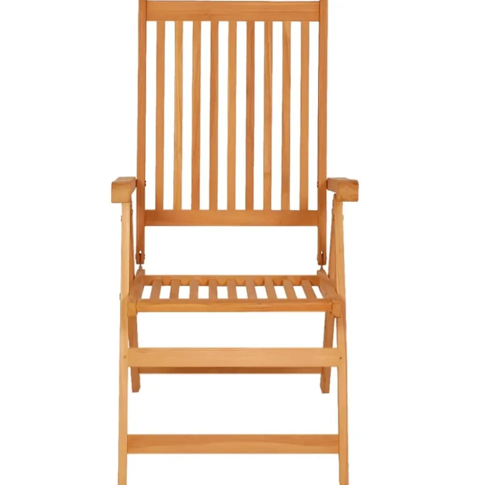 MAISON EXCLUSIVE - Chaises de jardin lot de 2 et coussins bleu royal teck massif