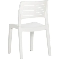 MAISON EXCLUSIVE - Chaises de jardin lot de 2 blanc polypropylène