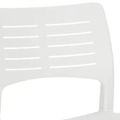 MAISON EXCLUSIVE - Chaises de jardin lot de 2 blanc polypropylène
