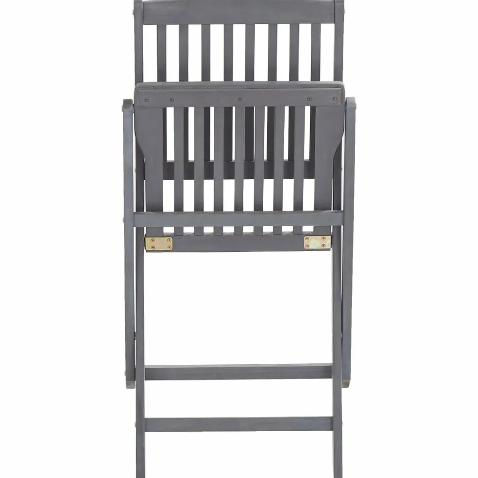 MAISON EXCLUSIVE - Chaises pliables d'extérieur lot de 2 bois d'acacia solide
