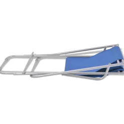 MAISON EXCLUSIVE - Chaises inclinables de terrasse lot de 2 acier bleu
