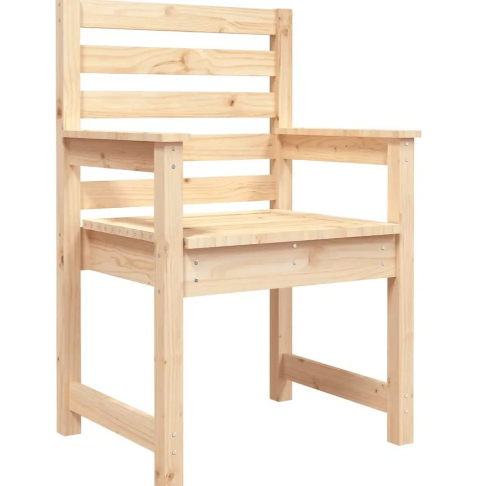 MAISON EXCLUSIVE - Chaises de jardin lot de 2 60x48x91 cm bois massif de pin