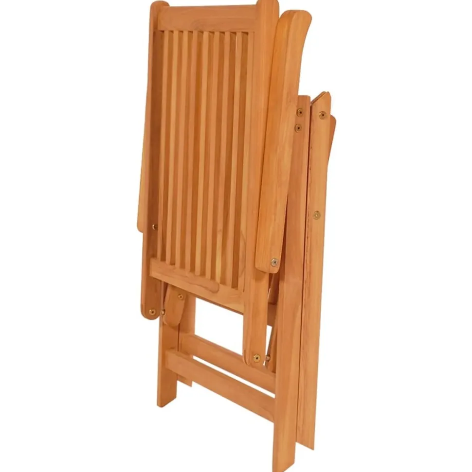 MAISON EXCLUSIVE - Chaises de jardin lot de 2 et coussins vert vif teck massif