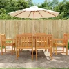MAISON EXCLUSIVE - Chaises de jardin lot de 6 56x55,5x90 bois massif d'acacia