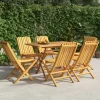 MAISON EXCLUSIVE - Chaises de jardin pliantes lot de 6 47x47x89cm bois massif teck