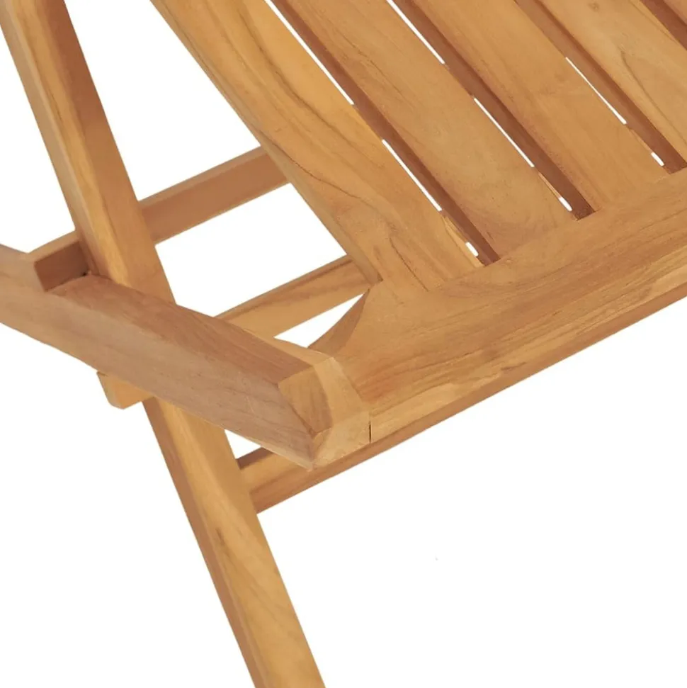 MAISON EXCLUSIVE - Chaises de jardin pliantes lot de 6 47x47x89cm bois massif teck