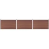 MAISON EXCLUSIVE - Clôture de jardin wpc 526x106 cm marron