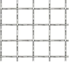 MAISON EXCLUSIVE - Clôture de jardin sertie acier inoxydable 100x85 cm 21x21x2,5mm
