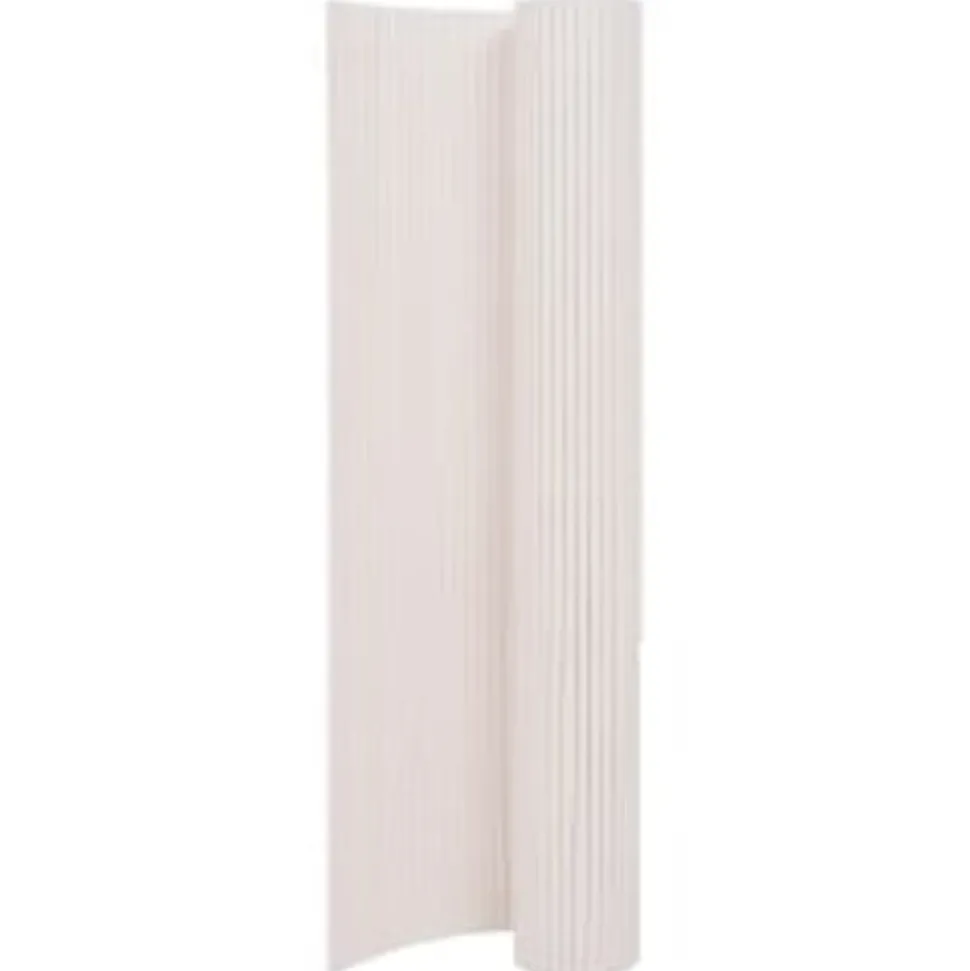 MAISON EXCLUSIVE - Clôture de jardin double face 110x300 cm blanc