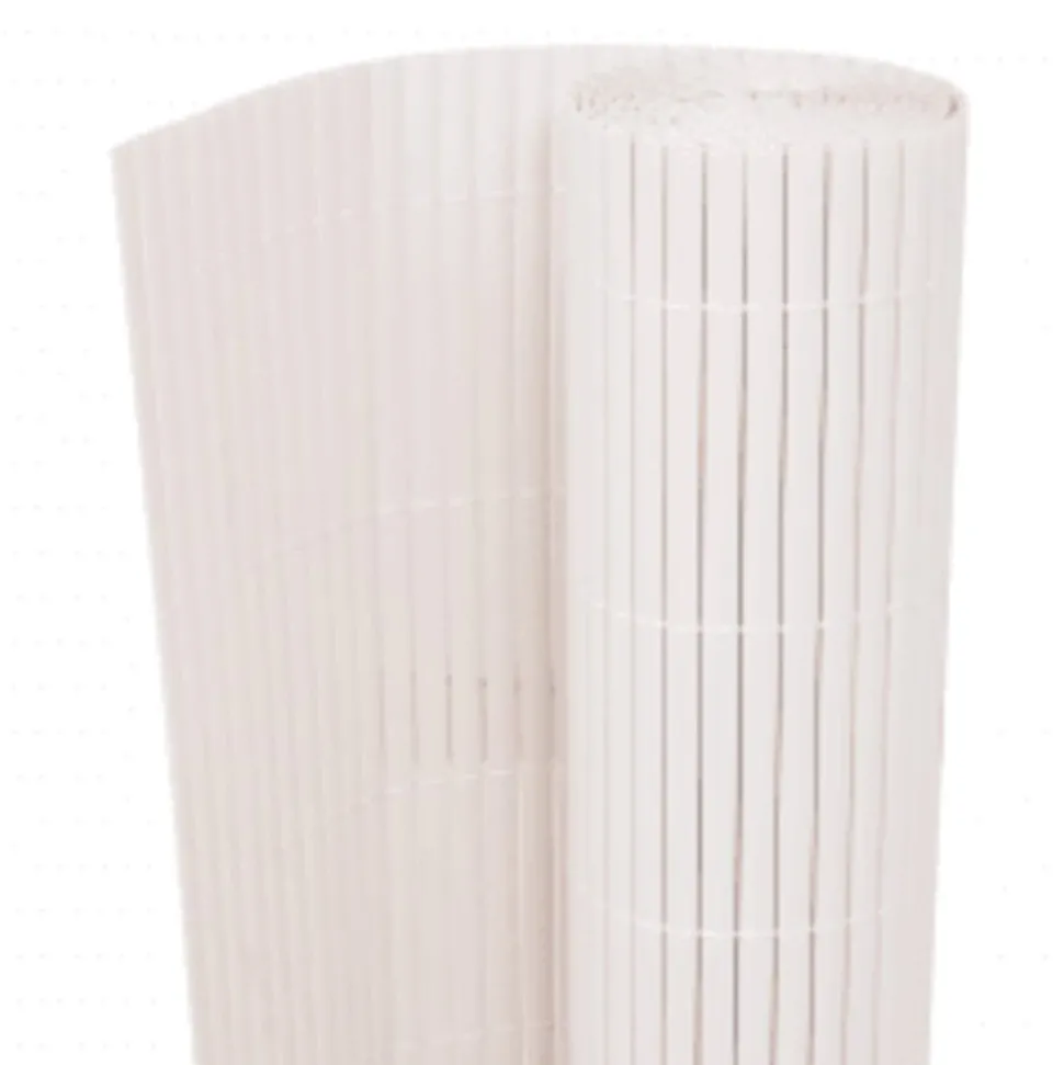 MAISON EXCLUSIVE - Clôture de jardin double face 110x300 cm blanc