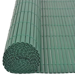 MAISON EXCLUSIVE - Clôture de jardin double face pvc 90 x 500 cm vert