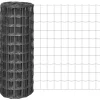 MAISON EXCLUSIVE - Clôture euro acier 25 x 1 m gris