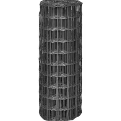 MAISON EXCLUSIVE - Clôture euro acier 25 x 1 m gris