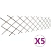 MAISON EXCLUSIVE - Clôture en treillis de saule 5 pcs 180x60 cm