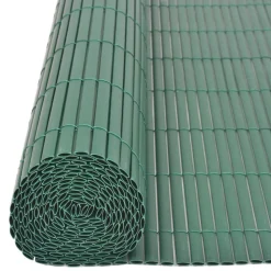 MAISON EXCLUSIVE - Clôture de jardin double face pvc 90 x 300 cm vert