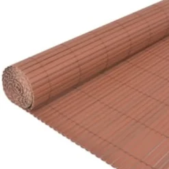 MAISON EXCLUSIVE - Clôture de jardin double face 110x500 cm marron