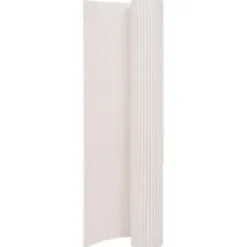 MAISON EXCLUSIVE - Clôture de jardin double face 90x400 cm blanc