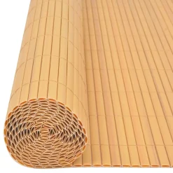MAISON EXCLUSIVE - Clôture de jardin double face pvc 90 x 500 cm jaune