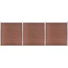 MAISON EXCLUSIVE - Clôture de jardin wpc 526x186 cm marron