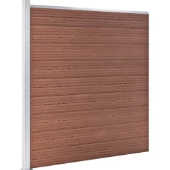 MAISON EXCLUSIVE - Clôture de jardin wpc 1045x186 cm marron