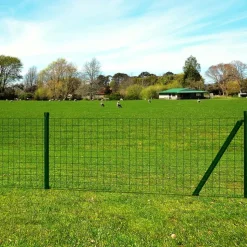 MAISON EXCLUSIVE - Clôture euro acier 25 x 1 m vert