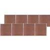 MAISON EXCLUSIVE - Clôture de jardin wpc 1391x186 cm marron