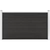 MAISON EXCLUSIVE - Clôture de jardin wpc 180x105 cm gris