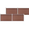 MAISON EXCLUSIVE - Clôture de jardin wpc 699x106 cm marron