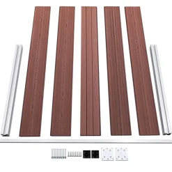 MAISON EXCLUSIVE - Clôture de jardin wpc 699x106 cm marron