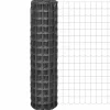 MAISON EXCLUSIVE - Clôture euro acier 10 x 1,5 m gris