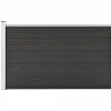MAISON EXCLUSIVE - Clôture de jardin wpc 175x105 cm gris