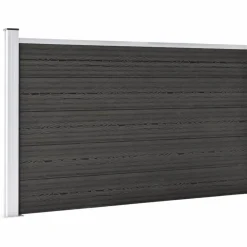 MAISON EXCLUSIVE - Clôture de jardin wpc 175x105 cm gris