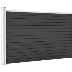 MAISON EXCLUSIVE - Clôture de jardin wpc 175x105 cm gris