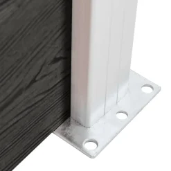 MAISON EXCLUSIVE - Clôture de jardin wpc 175x105 cm gris