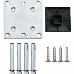 MAISON EXCLUSIVE - Clôture de jardin wpc 175x105 cm gris