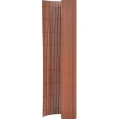 MAISON EXCLUSIVE - Clôture de jardin double face 110x300 cm marron