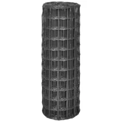 MAISON EXCLUSIVE - Clôture euro acier 25 x 1 m gris