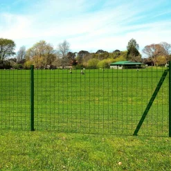 MAISON EXCLUSIVE - Clôture euro acier 25 x 1,2 m vert
