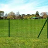 MAISON EXCLUSIVE - Clôture euro acier 25 x 0,8 m vert