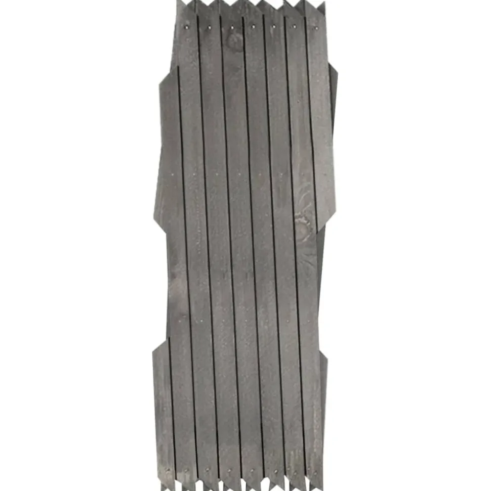 MAISON EXCLUSIVE - Clôture à treillis 5 pcs gris bois de sapin massif 180x30 cm