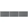 MAISON EXCLUSIVE - Clôture de jardin wpc 526x106 cm gris