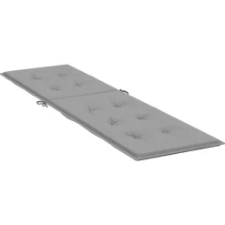 MAISON EXCLUSIVE - Coussin de chaise de terrasse gris (75+105)x50x4 cm