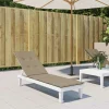 MAISON EXCLUSIVE - Coussin de chaise de terrasse taupe (75+105)x50x4 cm