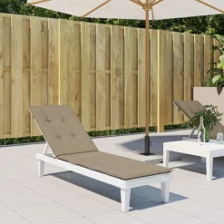 MAISON EXCLUSIVE - Coussin de chaise de terrasse taupe (75+105)x50x4 cm