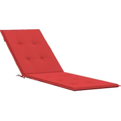 MAISON EXCLUSIVE - Coussin de chaise de terrasse rouge (75+105)x50x4 cm