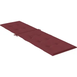 MAISON EXCLUSIVE - Coussin de chaise longue rouge bordeaux mélangé (75+105) x 50 x 4cm